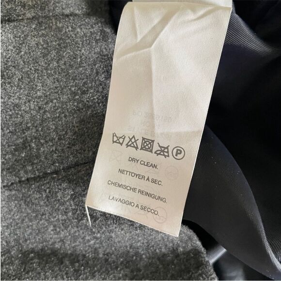 J Crew Full Zip Wool Jacket Size 00 Bib Coat Gray Old Money XXS Preppy Academia - Picture 12 of 12